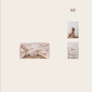 Organic Cotton Headband Pennys Garden baby